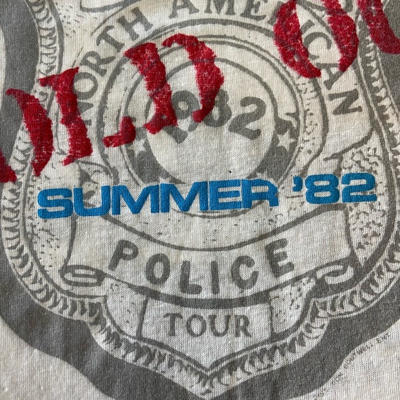 The Police “Ghost In The Machine” Canadian Tour 1982 - Picture 7 of 9